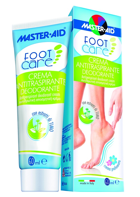 MASTER-AID FOOTCARE CREMA ANTITRASPIRANTE DEODORANTE 60 ML L3 - farmasconti.eu