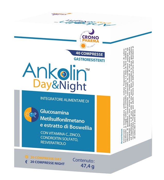 ANKOLIN DAY&NIGHT 20 COMPRESSE GASTRORESISTENTI DAY + 20 COMPRESSE GASTRORESISTENTI NIGHT - farmasconti.eu