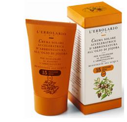CREMA ACCELERATRICE D'ABBRONZATURA OLIO DI JOJOBA SPF15 125 ML - farmasconti.eu