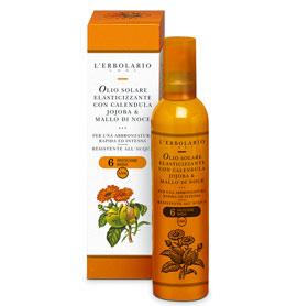 OLIO SOLARE ELASTICIZZANTE CALENDULA/JOJOBA/MALLO DI NOCE SPF6 100 ML - farmasconti.eu