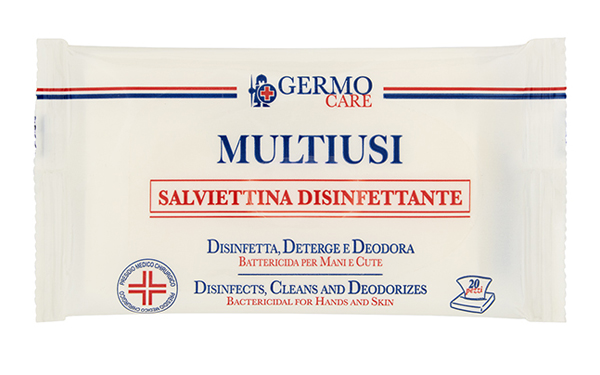 MULTIUSI SALVIETTINA DISINFETTANTE 20 PEZZI - farmasconti.eu