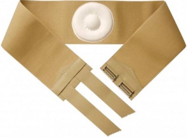 ORIONE 357 CINTO PER ERNIA OMBELICALE CON PELOTTA RIVESTITA IN PELLE BEIGE 9 - farmasconti.eu