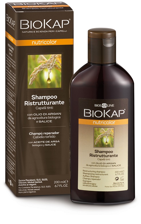 BIOKAP NUTRICOLOR SHAMPOO RISTRUTTURANTE 200 ML - farmasconti.eu