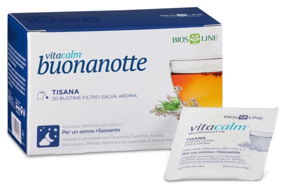 VITACALM BUONANOTTE TISANA 20 BUSTINE - farmasconti.eu