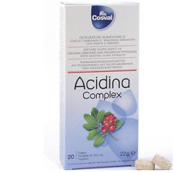 ACIDINA COMPLEX 20 TAVOLETTE - farmasconti.eu