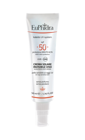 EUPHIDRA KALEIDO UV SYSTEM CREMA SOLARE VISO 50+ INVISIBLE - farmasconti.eu