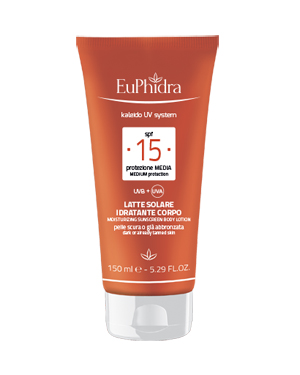 EUPHIDRA KALEIDO UV SYSTEM LATTE SOLARE CORPO 15 - farmasconti.eu