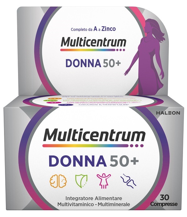 MULTICENTRUM DONNA 50+ 30 COMPRESSE - farmasconti.eu