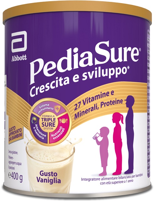 PEDIASURE CRESCITA&SVILUPPO VANIGLIA 400 G - farmasconti.eu