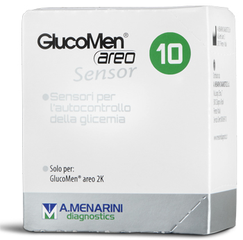 STRISCE GLUCOMEN AREO SENSOR PER ANALISI DEL GLUCOSIO 10 PEZZI - farmasconti.eu