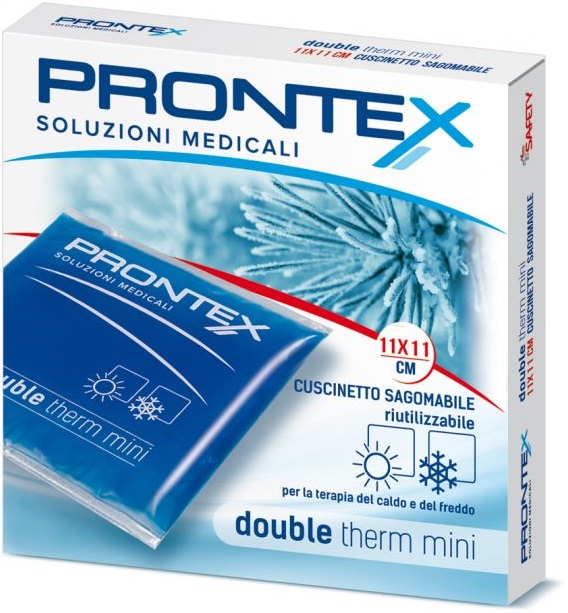 PRONTEX CUSCINETTO IN GEL RIUTILIZZABILE DOUBLE THERM 11X11CM - farmasconti.eu