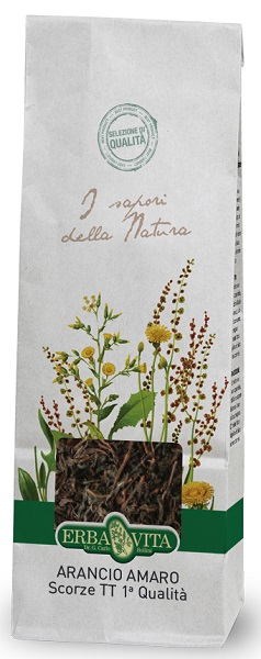 ARANCIO AMARO TAGLIO TISANA PRIMA QUALITA' SCORZE 100 G - farmasconti.eu