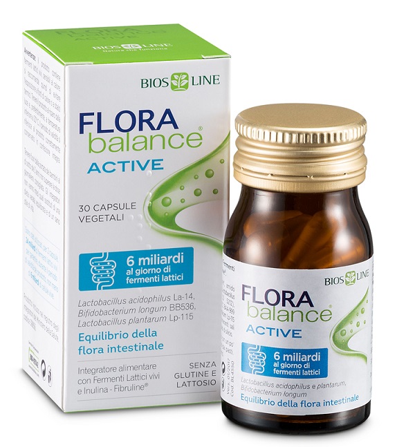 BIOSLINE FLORABALANCE ACTIVE 30 CAPSULE VEGETALI - farmasconti.eu