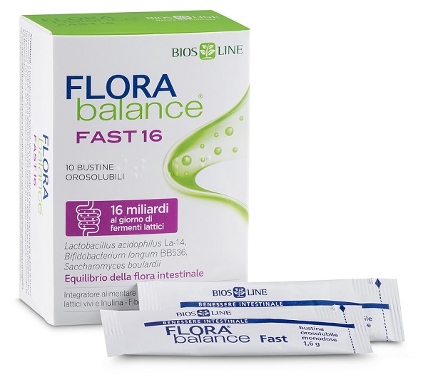 BIOSLINE FLORABALANCE FAST 10 BUSTINE OROSOLUBILI - farmasconti.eu
