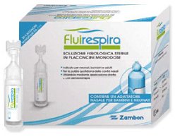 FLUIRESPIRA SOLUZIONE FISIOLOGICA STERILE 30 FLACONCINI MONODOSE DA 5ML - farmasconti.eu