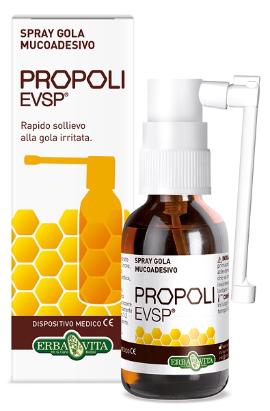 PROPOLI EVSP SPRAY GOLA MUCOADESIVO SENZA ALCOL 20ML - farmasconti.eu