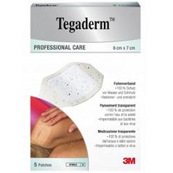 TEGADERM MEDICAZIONE IMPERMEABILE TRASPARENTE 5 PEZZI 6X7 CM - farmasconti.eu