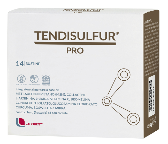 TENDISULFUR PRO 14 BUSTINE DA 8,6G - farmasconti.eu