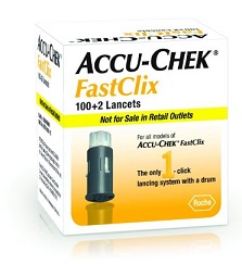 LANCETTE PUNGIDITO ACCU-CHEK FASTCLIX 100 + 2 PEZZI - farmasconti.eu