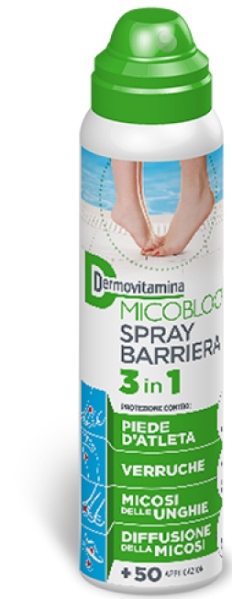 DERMOVITAMINA MICOBLOCK SPRAY BARRIERA 3 IN 1 PIEDE D'ATLETA 100 ML - farmasconti.eu