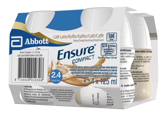 ENSURE COMPACT CAFFE 4 BOTTIGLIE DA 125 ML - farmasconti.eu