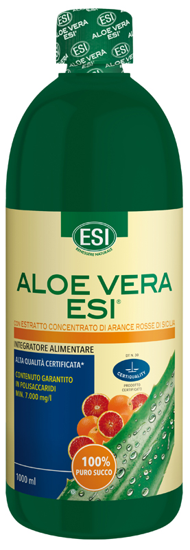 ESI ALOE SUCCO ARANCIA ROSSA 1000 ML - farmasconti.eu