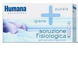 HUMANA SOLUZIONE FISIOLOGICA MONODOSE, 20 FLACONCINI DA 5ML - farmasconti.eu