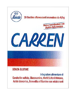 CARREN 20 BUSTINE EFFERVESCENTI MONODOSE DA 4,6 G L'UNA - farmasconti.eu