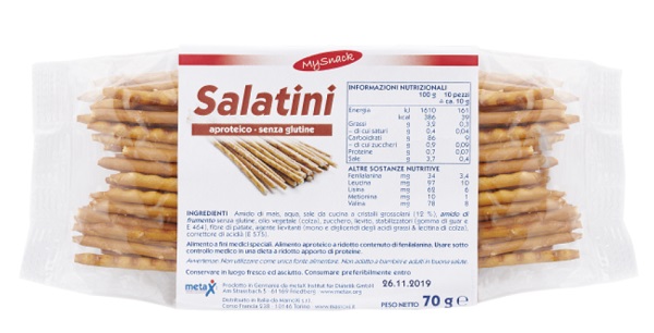 MY SNACK SALATINI 70 G - farmasconti.eu