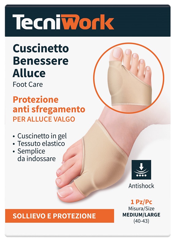 BENESSERE ALLUCE CUSCINETTO MEDIUM/LARGE 1 PEZZO - farmasconti.eu