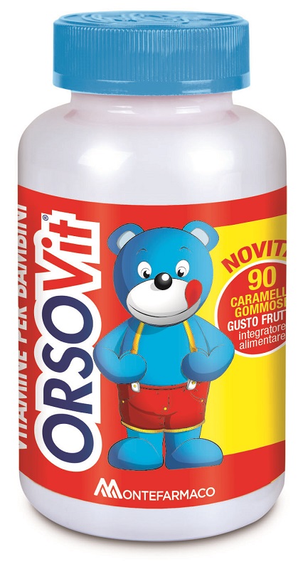 ORSOVIT CARAMELLE GOMMOSE 90 PEZZI - farmasconti.eu