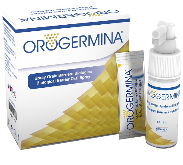 OROGERMINA SPRAY ORALE 2 FLACONI X 10 ML + 2 BUSTINE 1,15 G DI LIOFILIZZATO + 2 NEBULIZZATORI ORALI - farmasconti.eu
