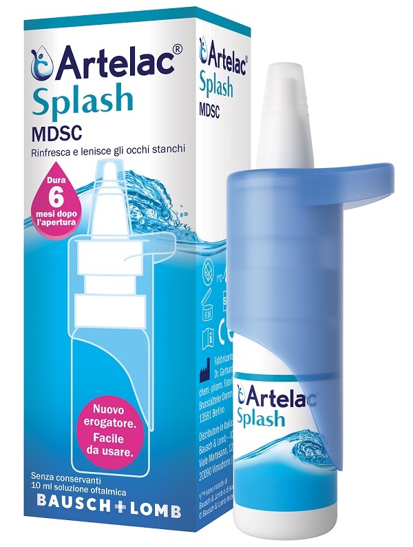 ARTELAC SPLASH MULTIDOSE GOCCE OCULARI FLACONE 10 ML - farmasconti.eu