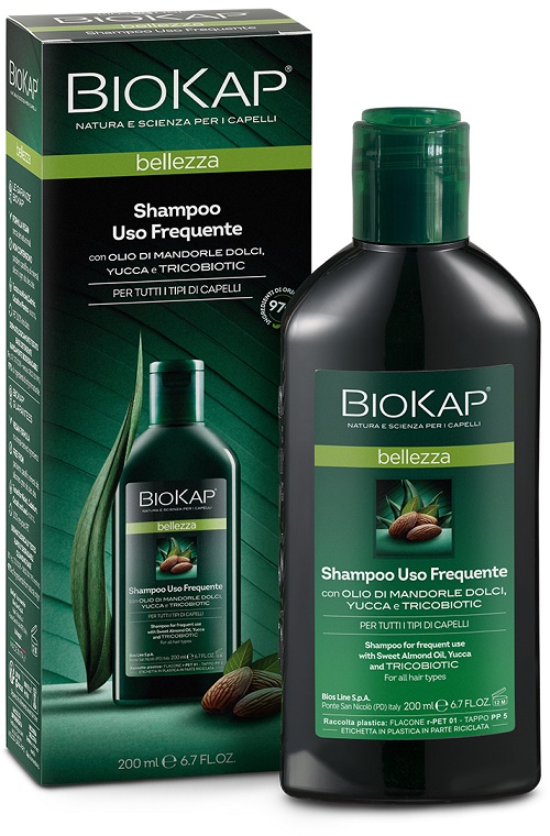 BIOKAP BELLEZZA SHAMPOO USO FREQUENTE CON TRICOBIOTIC 200 ML - farmasconti.eu