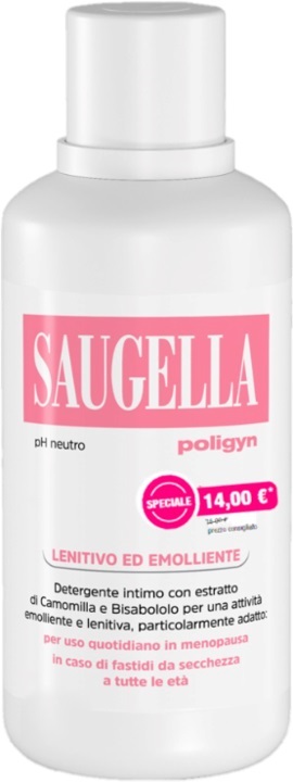 SAUGELLA POLIGYN PH NEUTRO LENITIVO ED EMOLLIENTE 500 ML TAGLIO PREZZO - farmasconti.eu