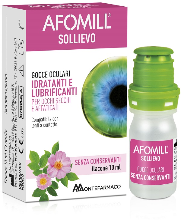 AFOMILL SOLLIEVO GOCCE OCULARI SOLLIEVO OCCHI 10 ML - farmasconti.eu