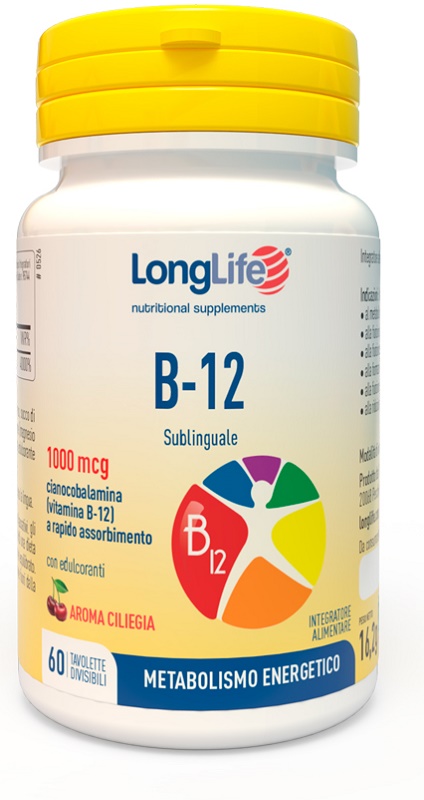LONGLIFE B12 1000 MCG 60 TAVOLETTE - farmasconti.eu