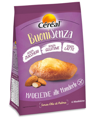 CEREAL BUONISENZA MADELEINE ALLE MANDORLE 180 G - farmasconti.eu