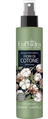EUPHIDRA ACQUA PROFUMATA COTONE IN FLACONE CON ETICHETTA POMPA SPRAY - farmasconti.eu