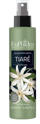 EUPHIDRA ACQUA PROFUMATA TIARE' IN FLACONE CON ETICHETTA POMPA SPRAY - farmasconti.eu