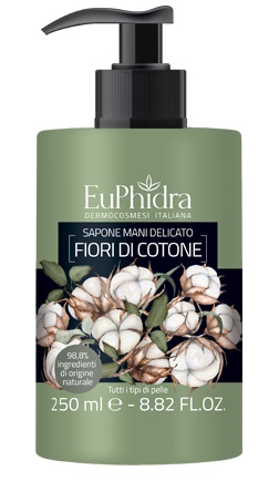 EUPHIDRA SAPONE LIQUIDO MANI COTONE IN FLACONE CON ETICHETTA DISPENSER - farmasconti.eu
