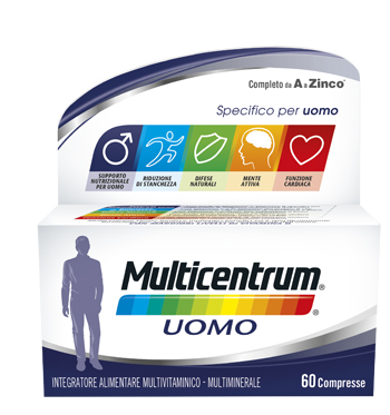 MULTICENTRUM UOMO 60 COMPRESSE - farmasconti.eu