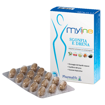 MY LINE SGONFIA E DRENA 60 COMPRESSE - farmasconti.eu