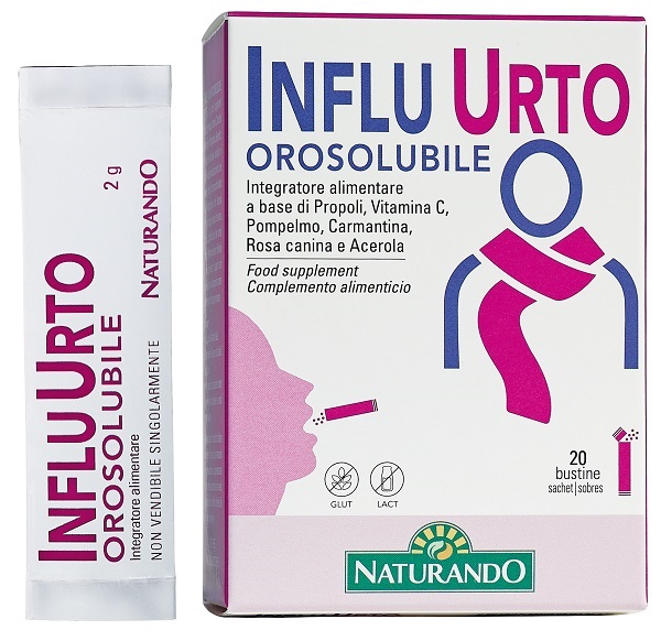 INFLU URTO OROSOLUBILE 20 BUSTINE DA 2 G - farmasconti.eu
