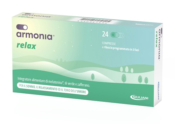 ARMONIA RELAX 1 MG A BASE DI MELATONINA 24 COMPRESSE - farmasconti.eu