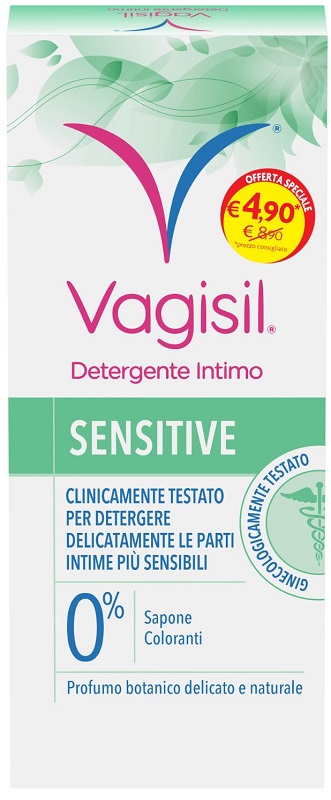 VAGISIL DETERGENTE SENSITIVE 250 ML + 75 ML OFFERTA SPECIALE - farmasconti.eu