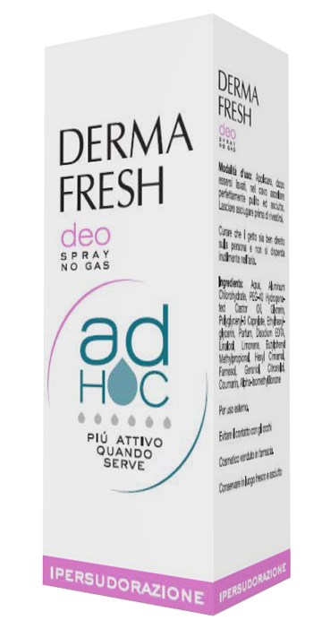 DERMAFRESH DEO SPRAY NO GAS AD HOC IPERSUDORAZIONE DEODORANTE 100 ML - farmasconti.eu