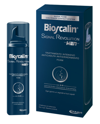 BIOSCALIN SIGNAL REVOLUTION MEN TRATTAMENTO INTENSIVO ANTICADUTA ANTIDIRADAMENTO FOAM 75 ML - farmasconti.eu
