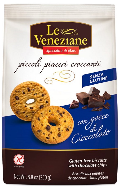 LE VENEZIANE BISCOTTI GOCCE DI CIOCCOLATO 250 G - farmasconti.eu