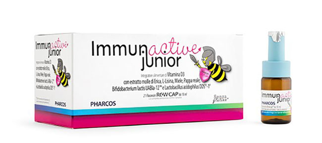 IMMUNACTIVE JUNIOR PHARCOS 21 FIALE 10 ML - farmasconti.eu